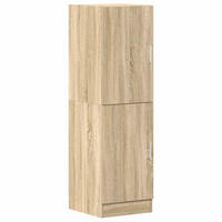 KÜCHENSCHRANK Sonoma-Eiche 38/41,5/131,5 Cm Holzwerkstoff - Braun, Holzwerkstoff (41.5/131.5/38cm) - vidaXL