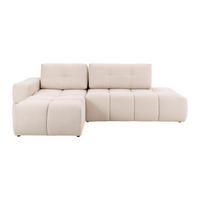 SCHLAFSOFA - 5 Personen - Stoff - Beige - - Beige, Textil (294/93/182cm) - Vente-Unique