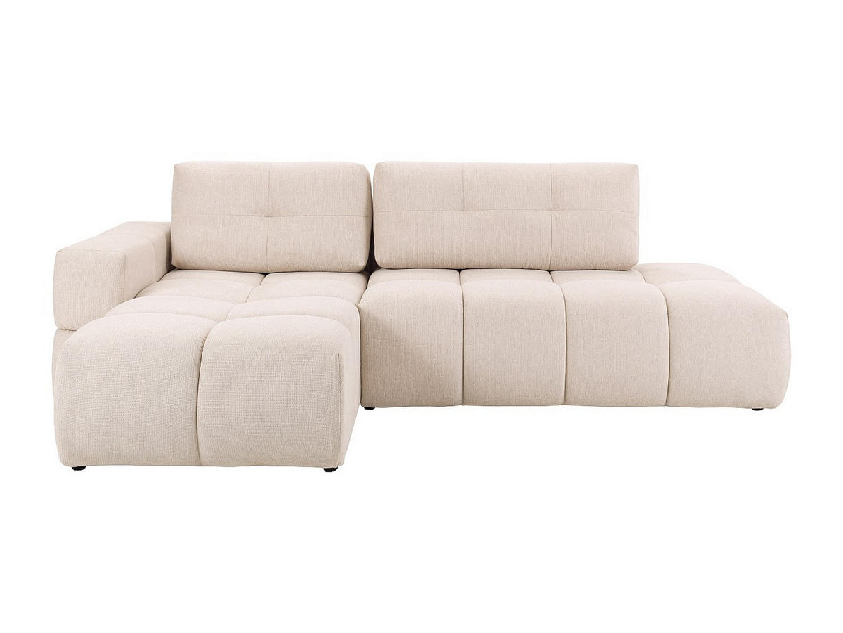 ECKSOFA mit Schlaffunktion - Ecke links - Stoff - Beige - TRIMALDI - Beige, Textil (294/182cm) - Vente-Unique