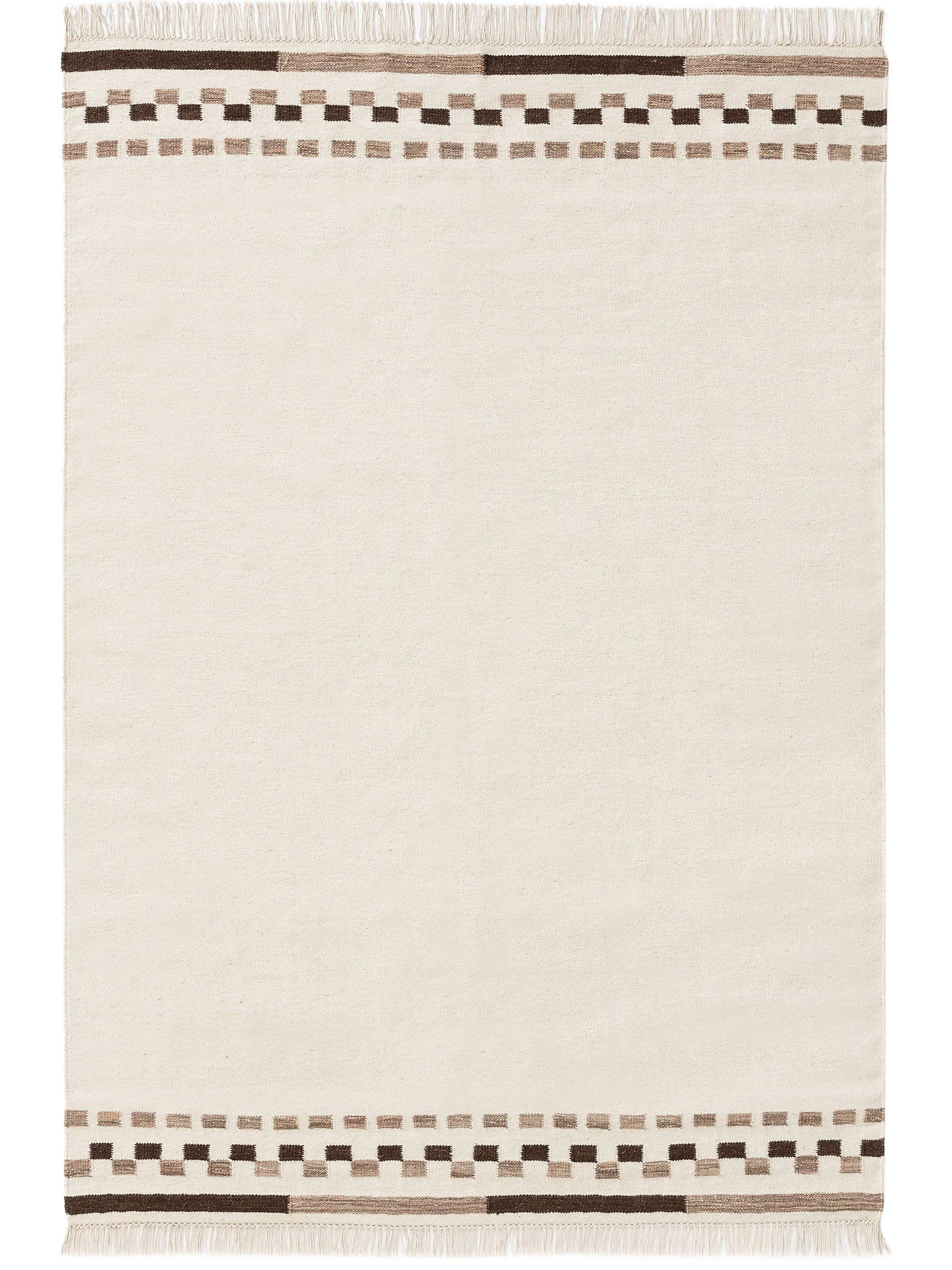 WOLLTEPPICH Jivan Cream 120x170 cm - Creme, Textil (120/170cm) - benuta Pure