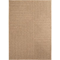 TEPPICH In-/Outdoor Jute-Optik Flachgewebe Unicolor Polypropylen Beige Läufer 80x250 - Beige, Textil (80/250cm) - KADIMA DESIGN