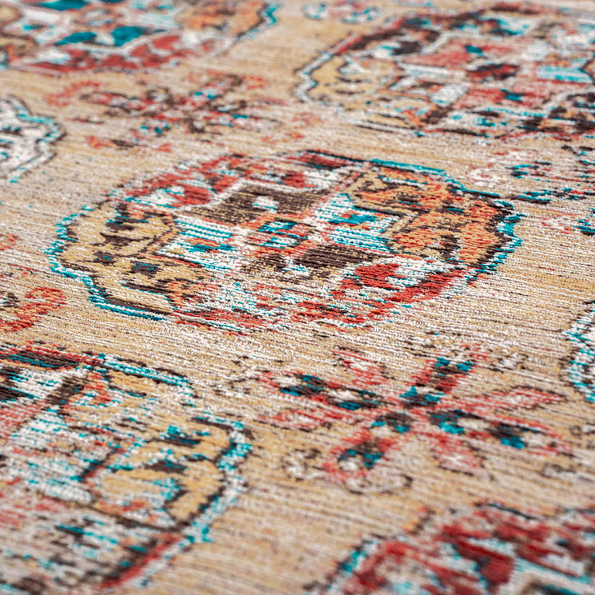 TEPPICH Djamboul Antiquarian Kasak 140/200 cm - Braun, Naturmaterialien/Textil (140/200cm) - Louis De Poortere
