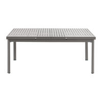 GARTENTISCH - 6 Personen, 8 Personen - Metall - Taupe - - Taupe, Metall (100/240/76cm) - Vente-Unique