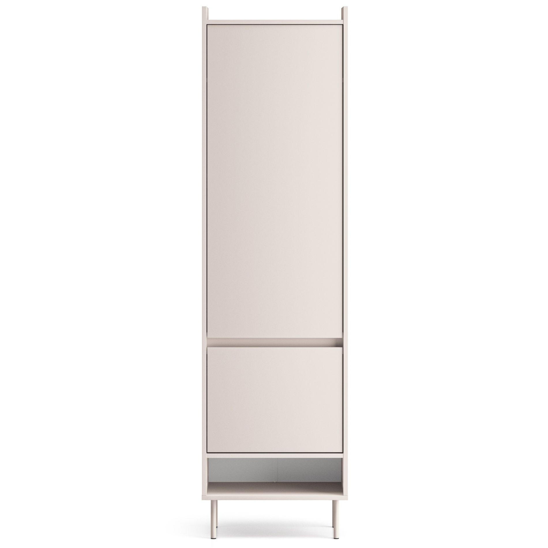 GARDEROBENSCHRANK Dioce greige 54 cm - Taupe, Holzwerkstoff (54/33.3/198cm) - Selsey