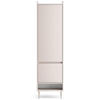GARDEROBENSCHRANK Dioce greige 54 cm - Taupe, Holzwerkstoff (54/33.3/198cm) - Selsey