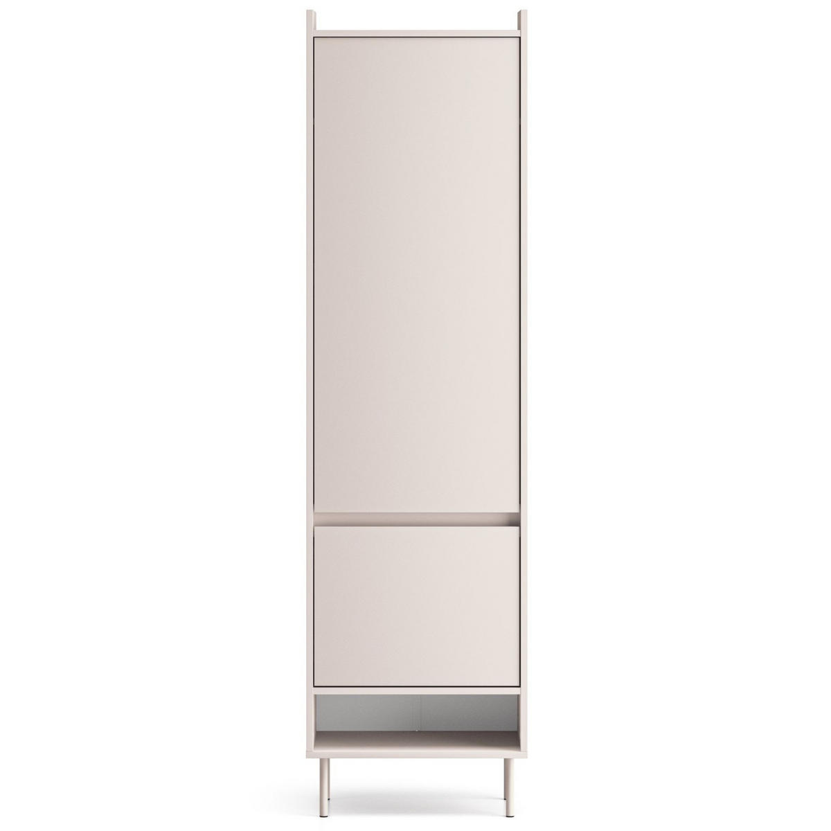 GARDEROBENSCHRANK Dioce greige 54 cm - Taupe, Holzwerkstoff (54/33.3/198cm) - Selsey