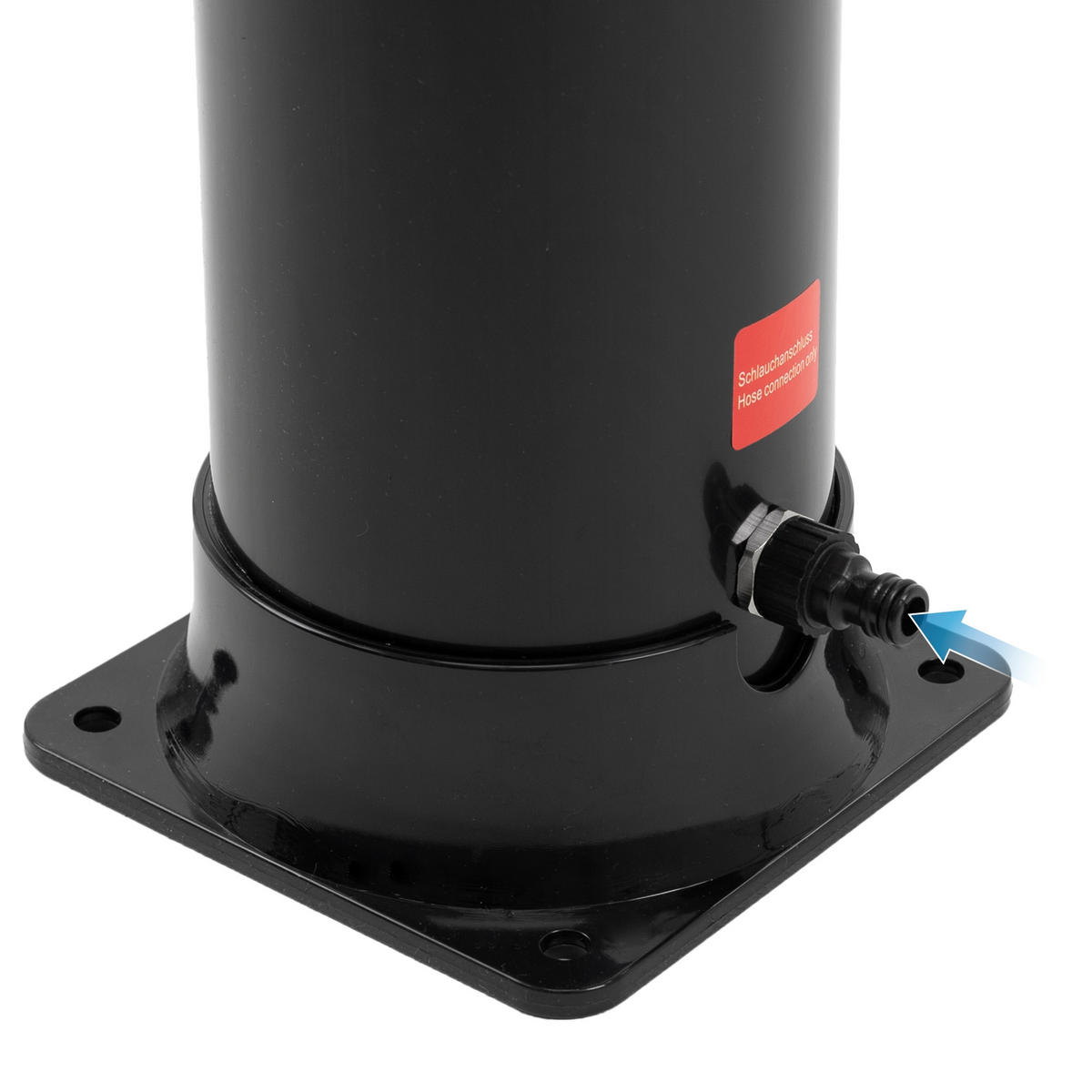 SOLARDUSCHE - Schwarz, Kunststoff (19.5/217/50cm) - ECD-Germany