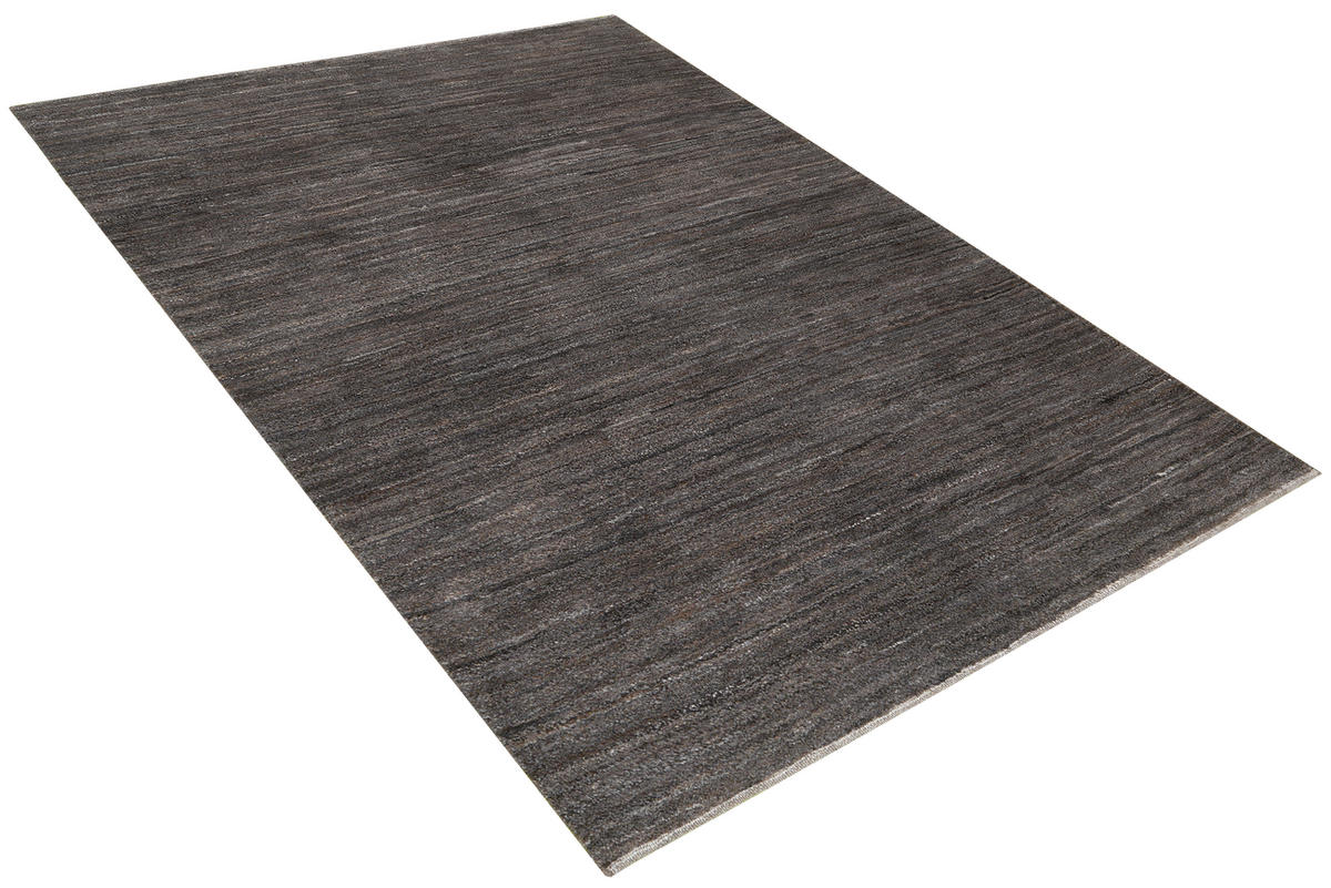 GABBEH-TEPPICH handgeknüpft Braun 190/146 cm Schurwolle - Braun, Textil (146/190cm) - Looma