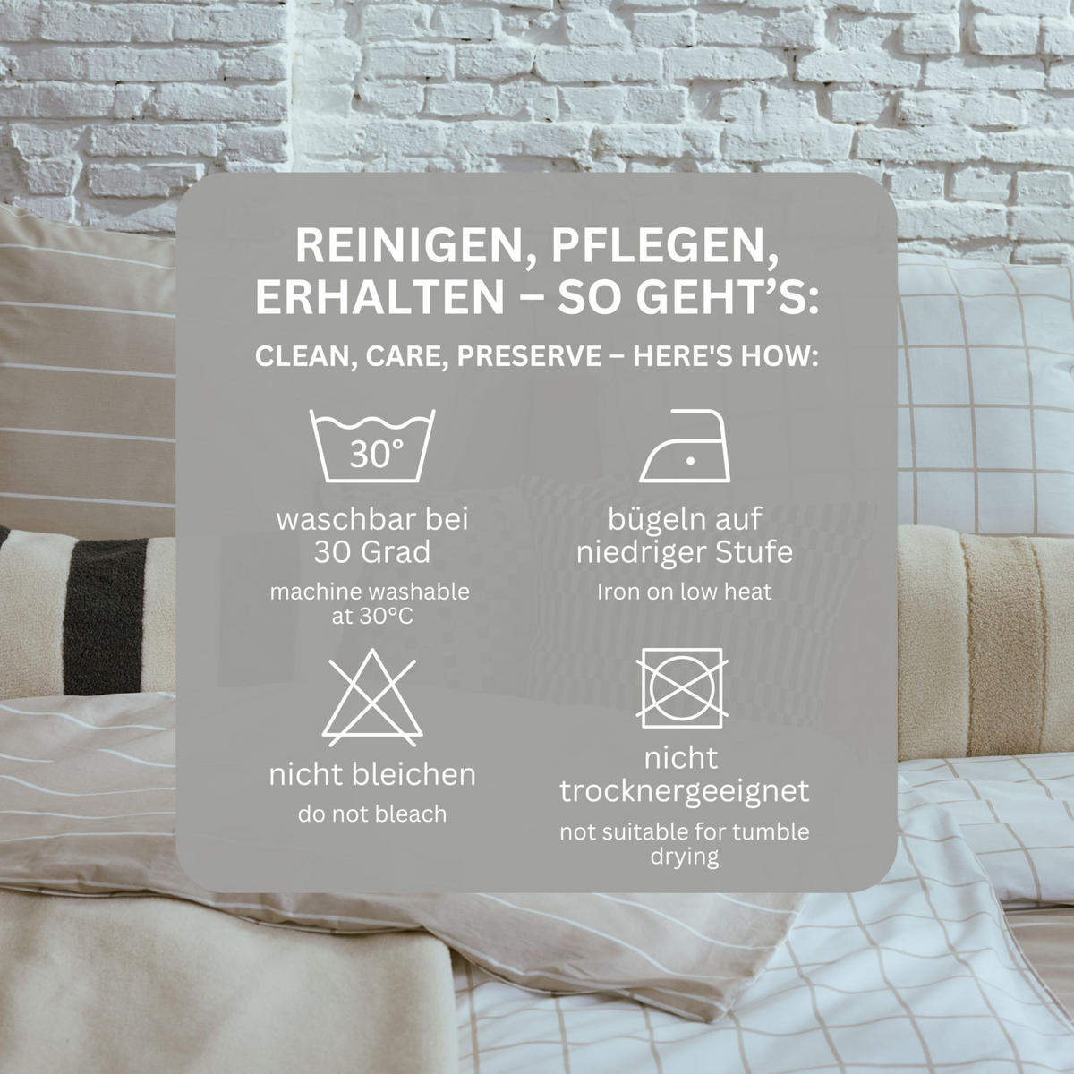 ZIERKISSENHÜLLE TEDDY - Beige, Textil (45/45cm) - Tom Tailor