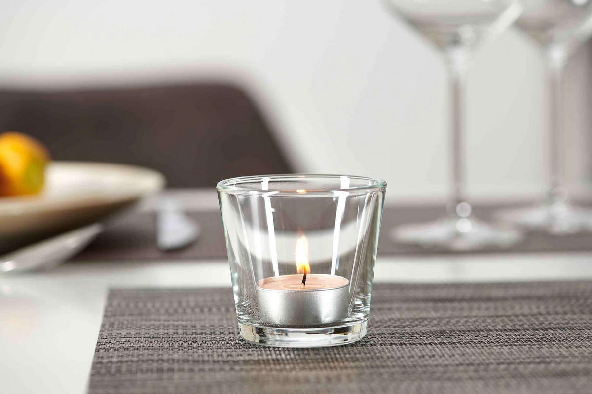 WINDLICHTER Nori transparent ø 7 cm 12er Set - Transparent, Glas (7/6.5/7cm) - Ritzenhoff Breker