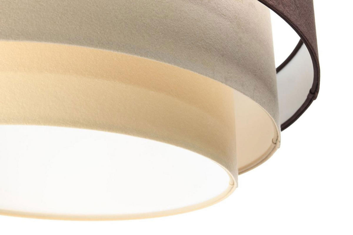 HÄNGELEUCHTE Beige 60/20 cm - Braun, Kunststoff (60/1.5/20cm) - ONZENO