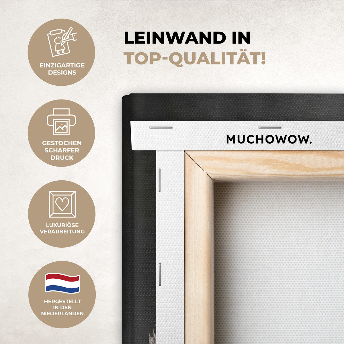 LEINWANDBILD Blumensamen - Löwenzahn - Vase - Stilleben - Blumenstrauß 60x80 cm - Dunkelgrau, Textil (60/80cm) - MuchoWow