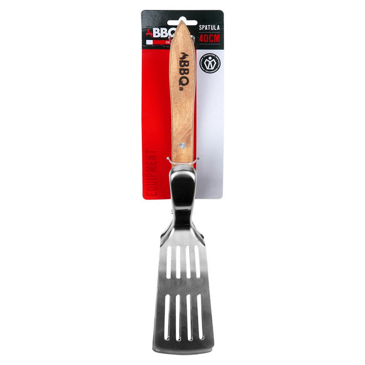 GRILLWENDER/ZANGE 2-in-1 Edelstahl 40 cm Silberfarben - Silberfarben, Metall (40cm) - BBQ Collection