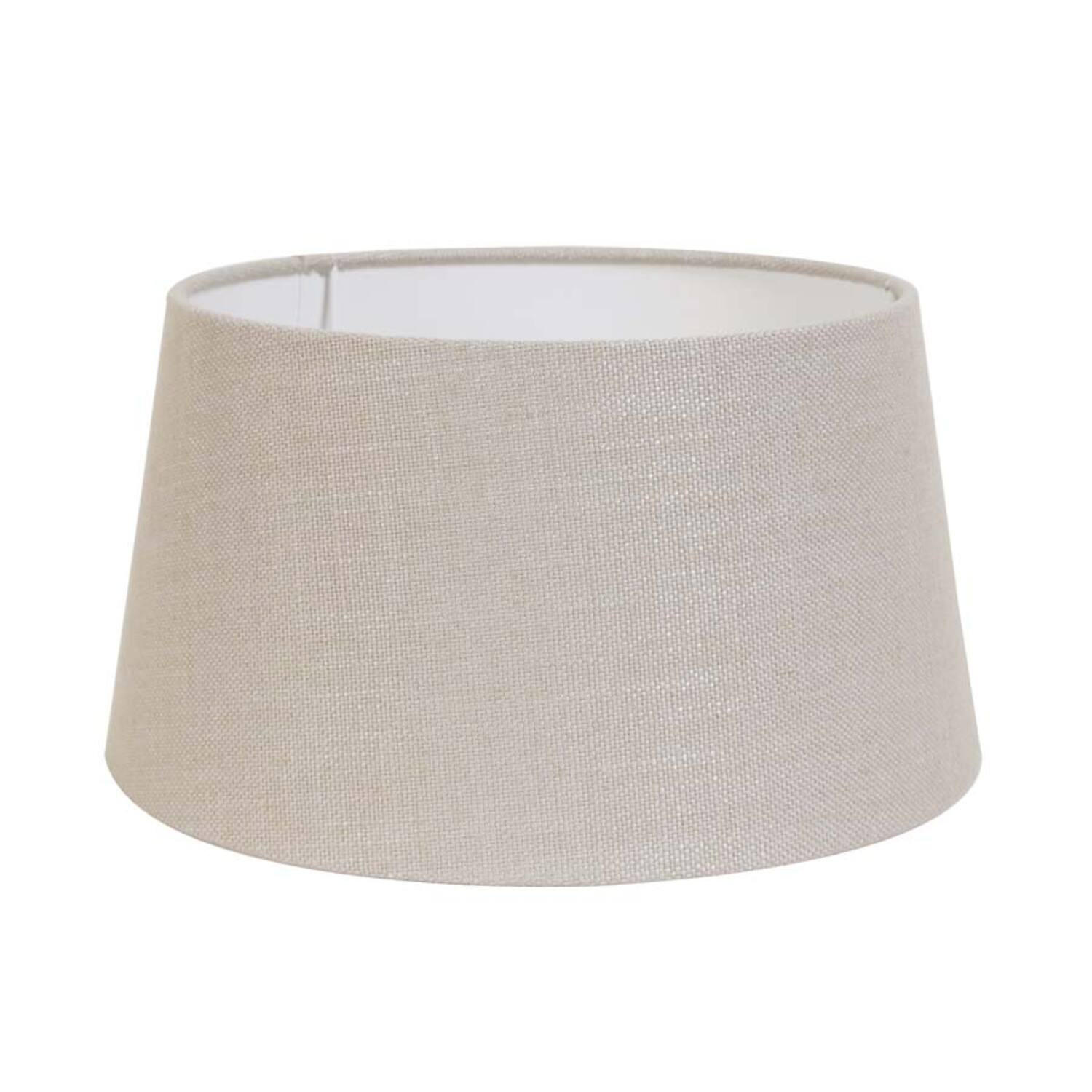 LAMPENSCHIRM LIVIGNO 45x40x22,5 cm, Hellgrau - Hellgrau, Textil (45/40/22.5cm) - Light & Living