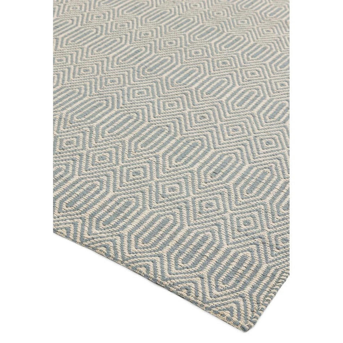 TEPPICH handgewebt Berber Wolle & Baumwolle SILWAN Blau 120 x 170 cm - Blau, Naturmaterialien (120/170cm) - Novatrend