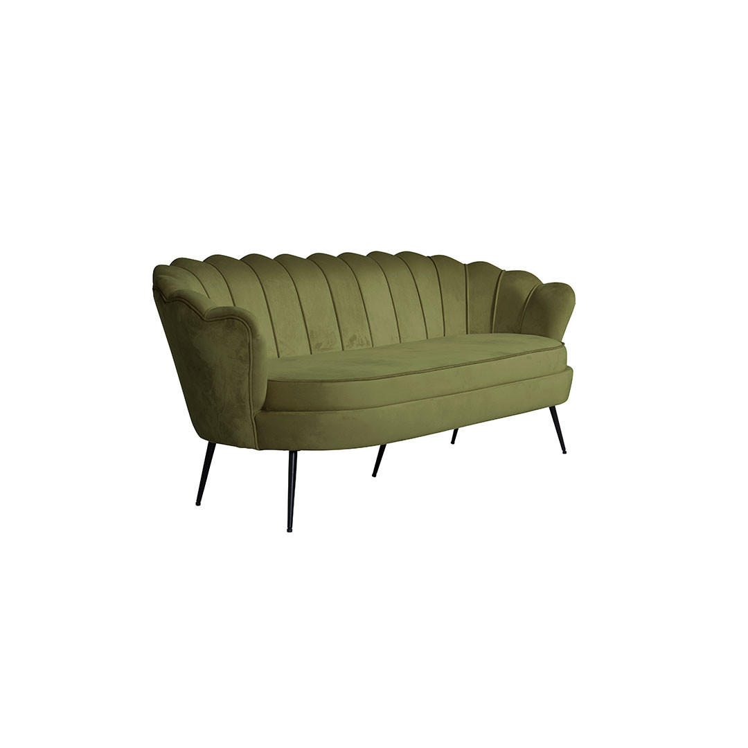 3-SITZER SOFA grün - Grün, Textil (78/79/181cm) - ebuy24