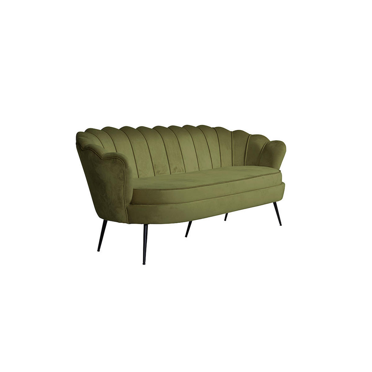 3-SITZER SOFA grün - Grün, Textil (78/79/181cm) - ebuy24