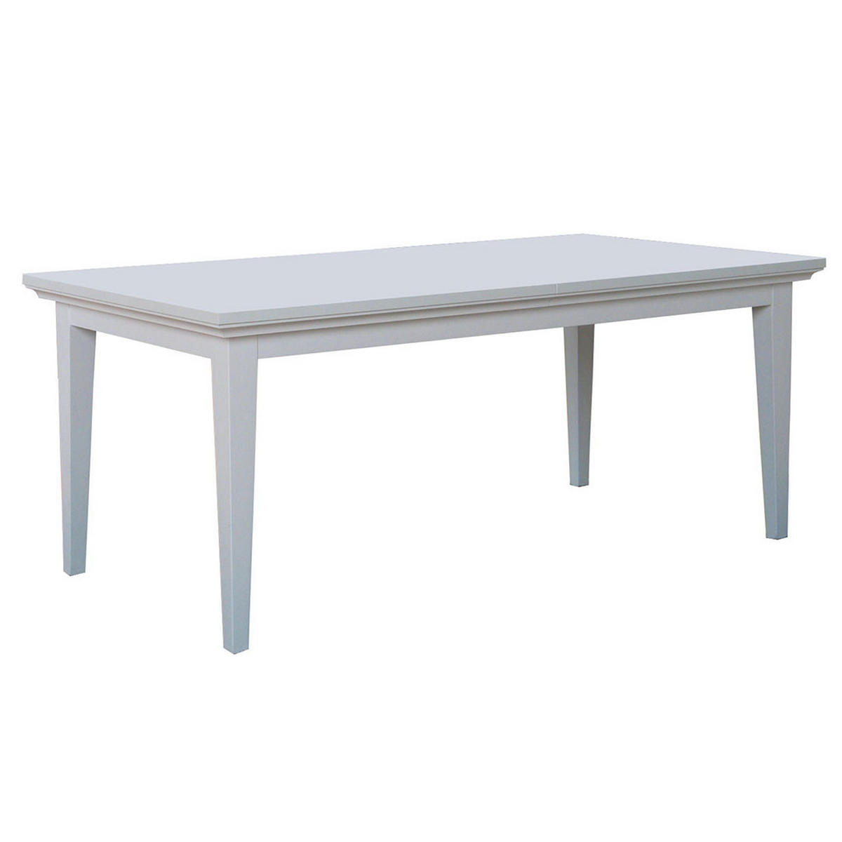 ESSGRUPPE 7-TLG. Venedig Weiß, Grau - Grau, Holzwerkstoff/Textil (95/76/276cm) - ebuy24