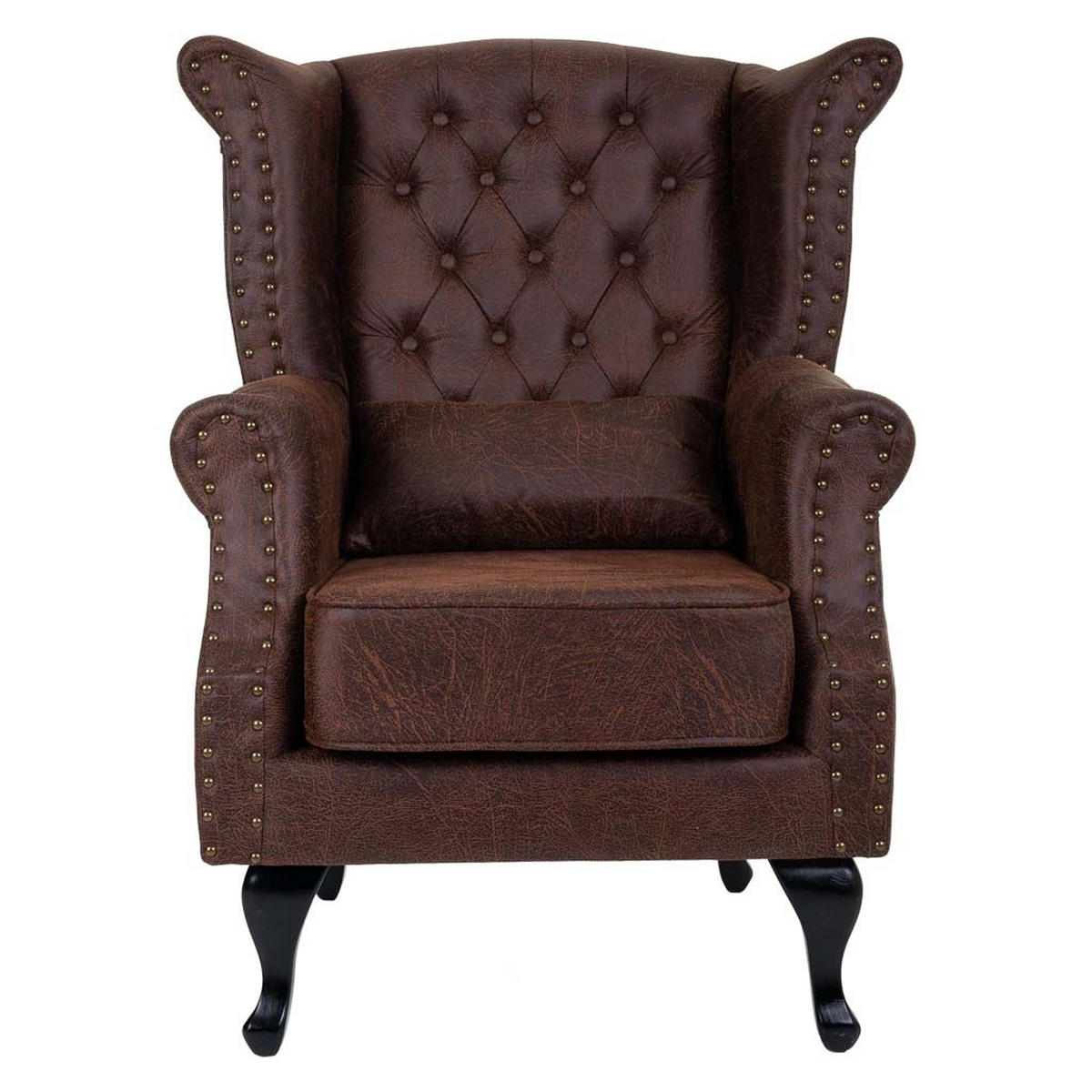 SESSEL aus Holz 84x84x86 cm - Braun, Holz (84/86/84cm) - Wanderlust