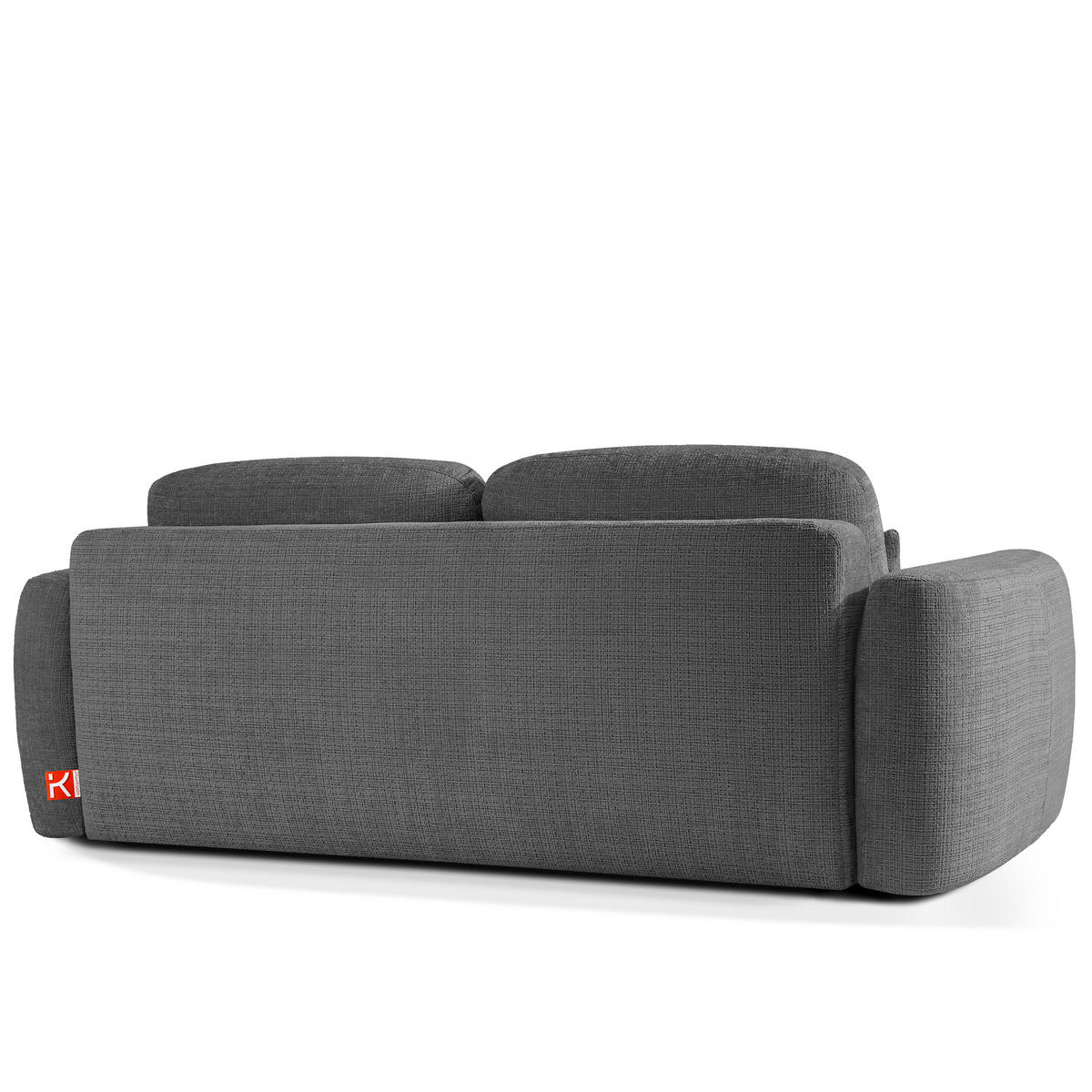 SITZGARNITUR ELOSA - Dunkelgrau, Holz/Textil (245/85/115cm) - KONSIMO®