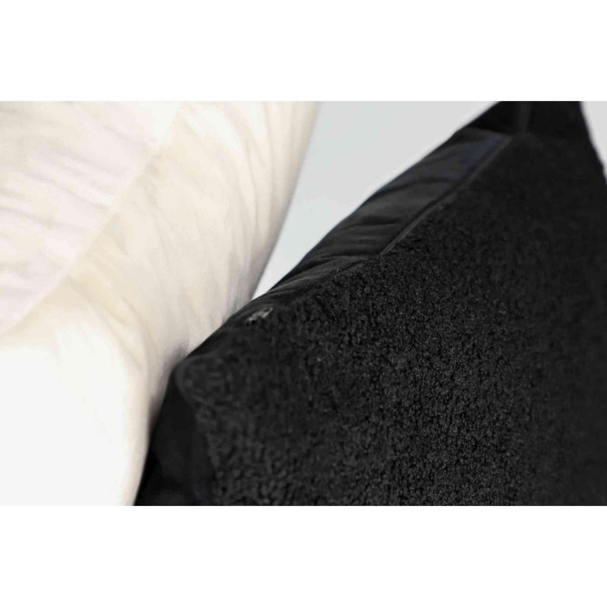 KISSENHÜLLE Paddy black 38x58cm - Schwarz, Textil (58/38cm) - Esprit