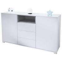 SIDEBOARD Skadu Avola-Anthrazit - Anthrazit, Holzwerkstoff (138.5/75.5/35cm) - Vladon
