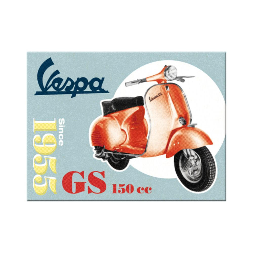 MAGNET 6/8 cm Vespa Vespa GS 150 - Multicolor, Metall (8/6/0.1cm) - Nostalgic-Art