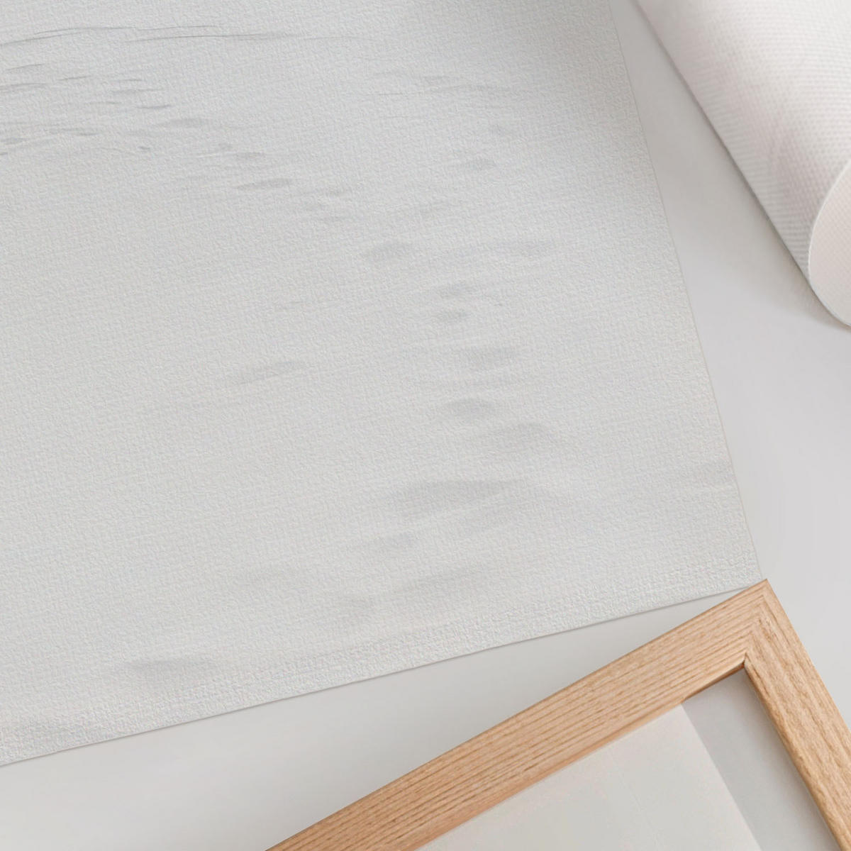POSTER - 29x42 cm - Soft Structure - Mann im Sand - Weiß, Textil (29/42/0.1cm) - TULUP