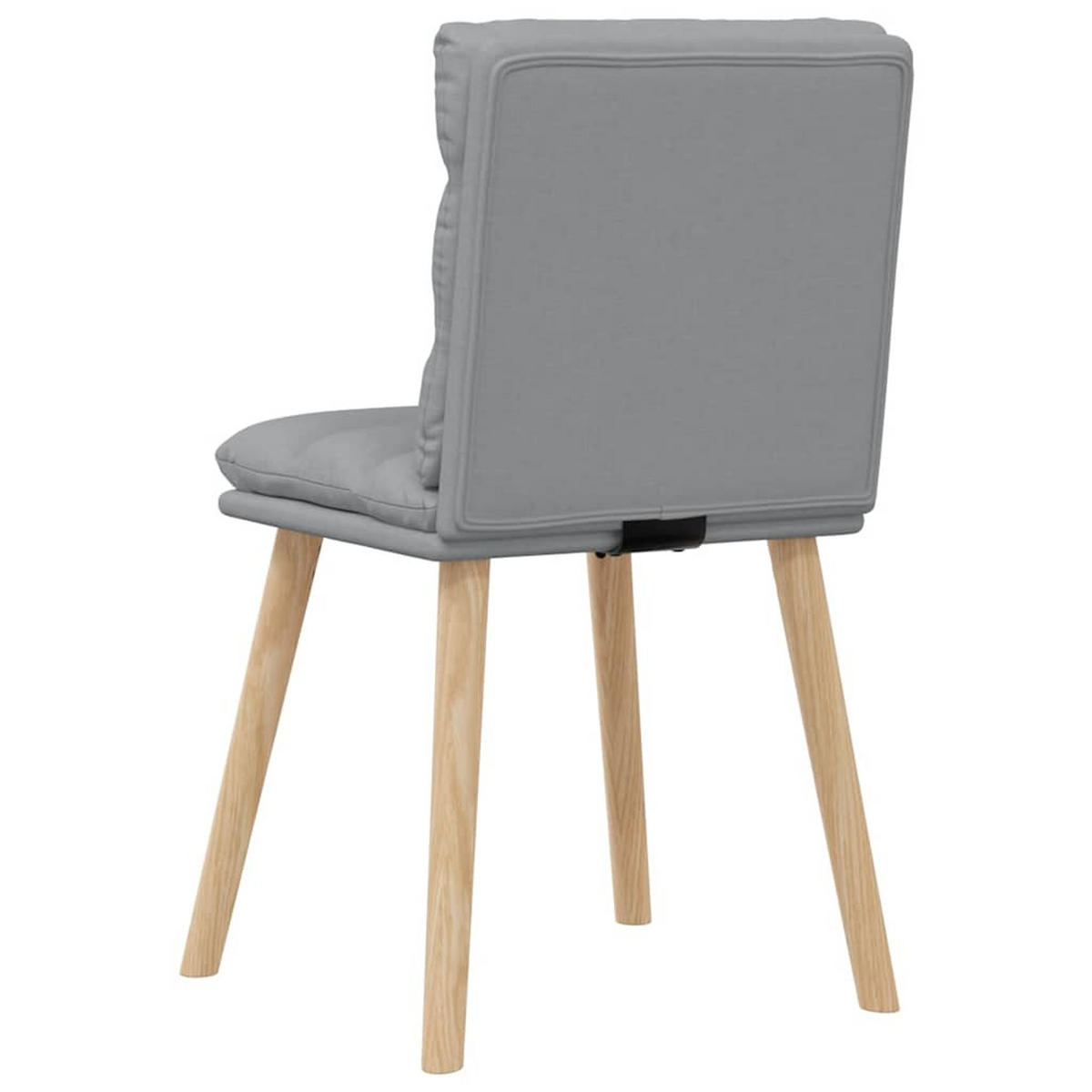 ESSZIMMERSTÜHLE 2 Stk. Hellgrau Stoff 45*54*86cm - Hellgrau, Metall (45/86/54cm) - ZMH