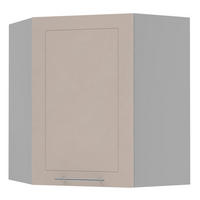KÜCHENHÄNGESCHRANK Kvantum W10/60 Grau / Kaschmir Matt 60 / 60 / 72cm - Kaschmir/Grau, Holz/Holzwerkstoff (60/72/60cm) - Feldmann-Wohnen