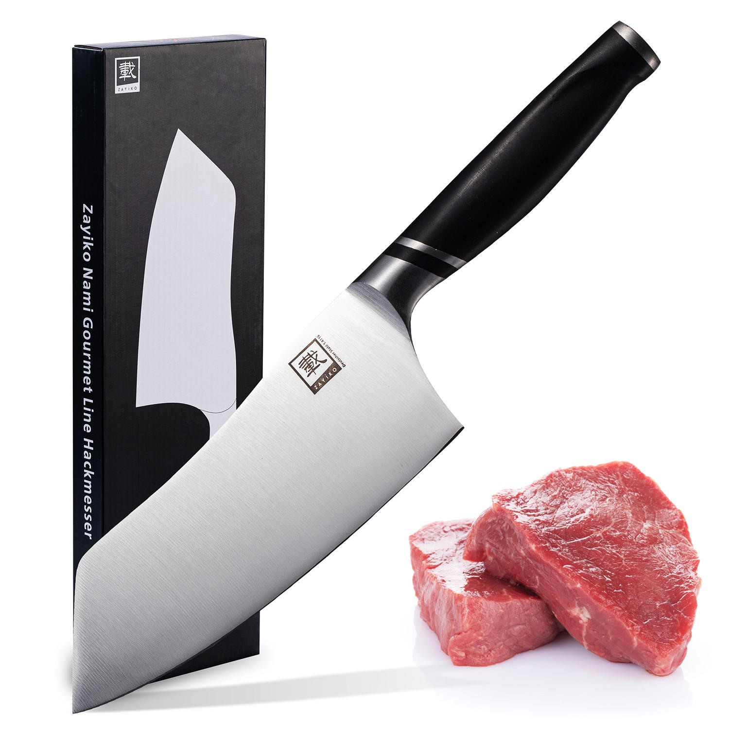 Zayiko Grillmesser Schwarz 21 cm