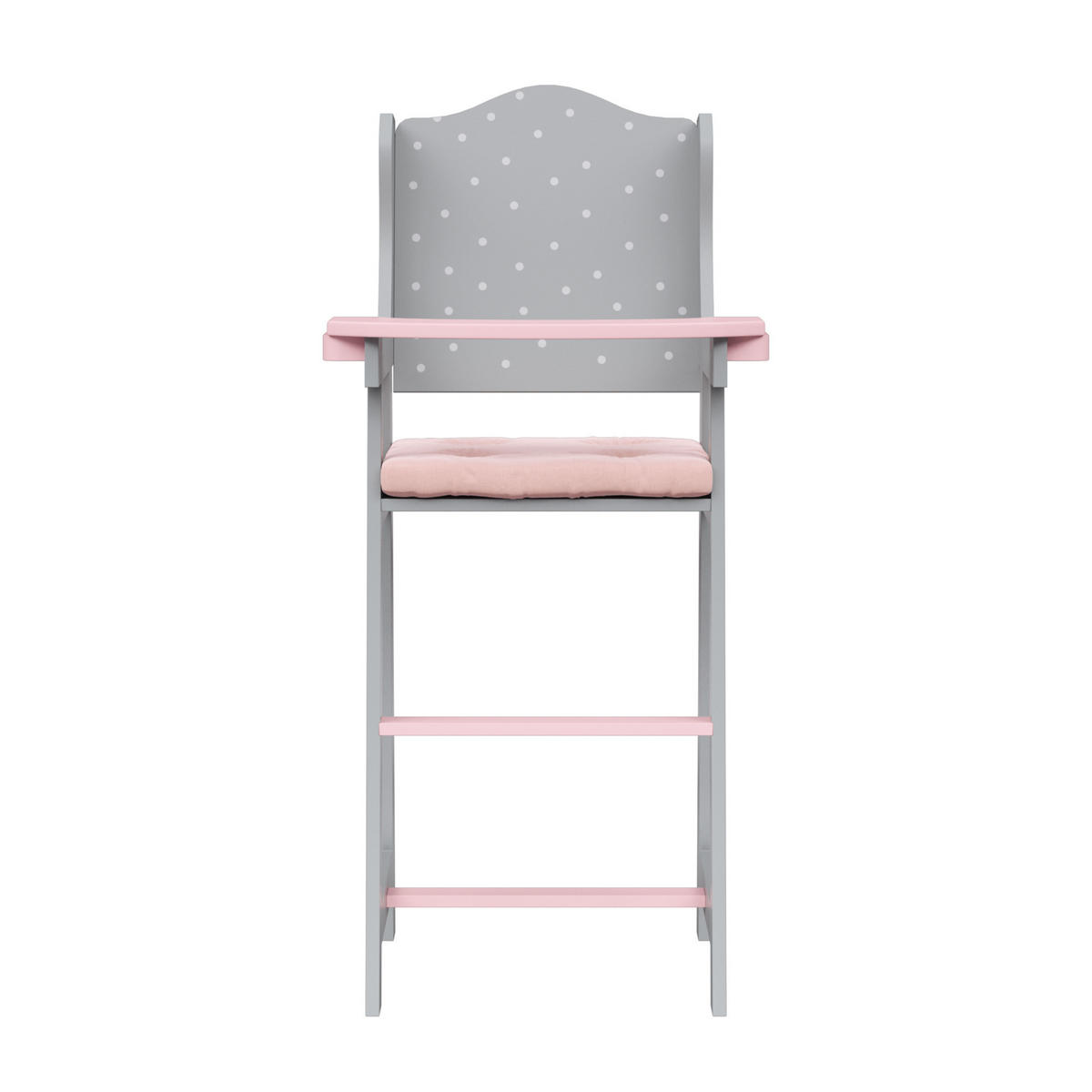 PUPPENHOCHSTUHL Holz, Grau, 58cm - Grau, Holzwerkstoff (25/58/30cm) - Teamson Kids