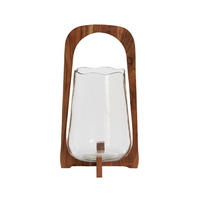 WINDLICHT Anosy Braun Ø26/48 cm - Hellbraun, Holz (26/48/26cm) - Light & Living