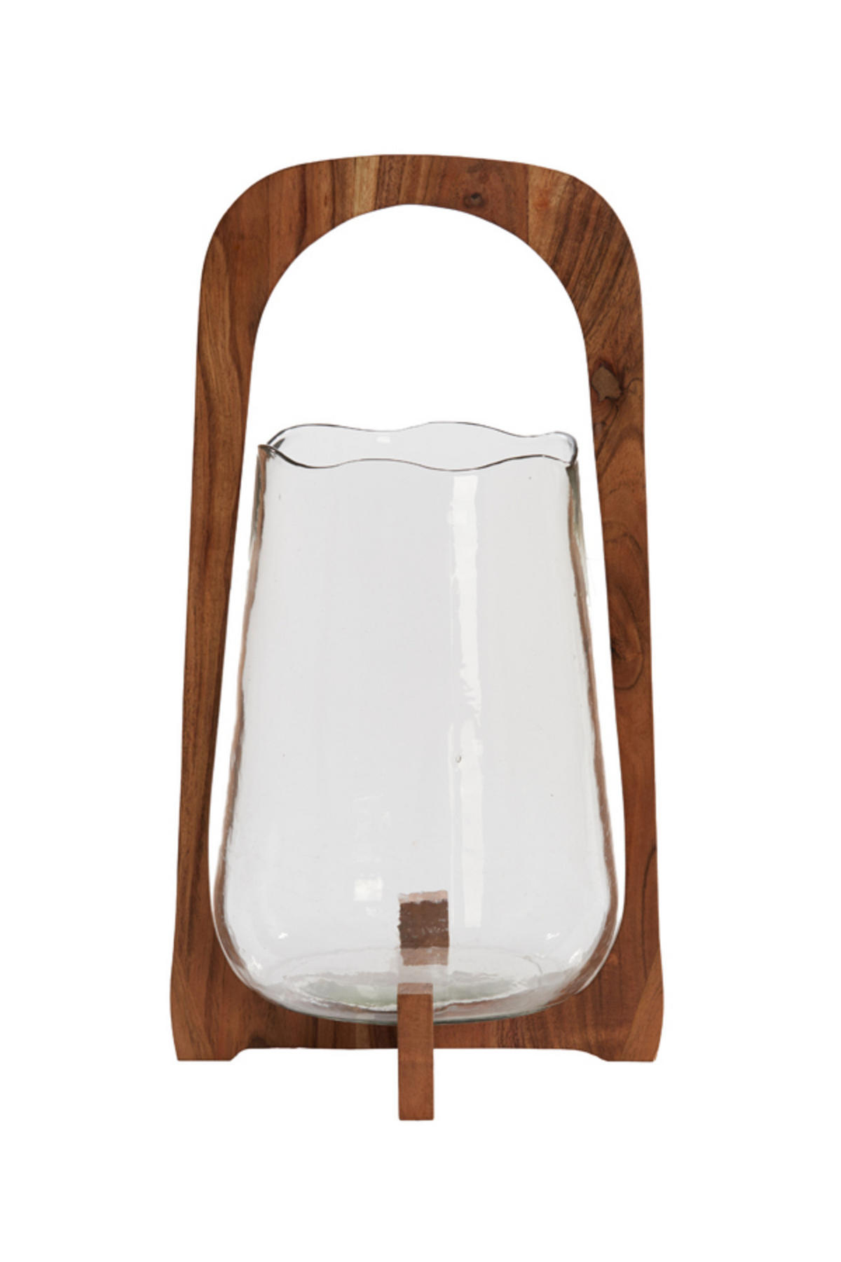 WINDLICHT Anosy Braun Ø26/48 cm - Hellbraun, Holz (26/48/26cm) - Light & Living