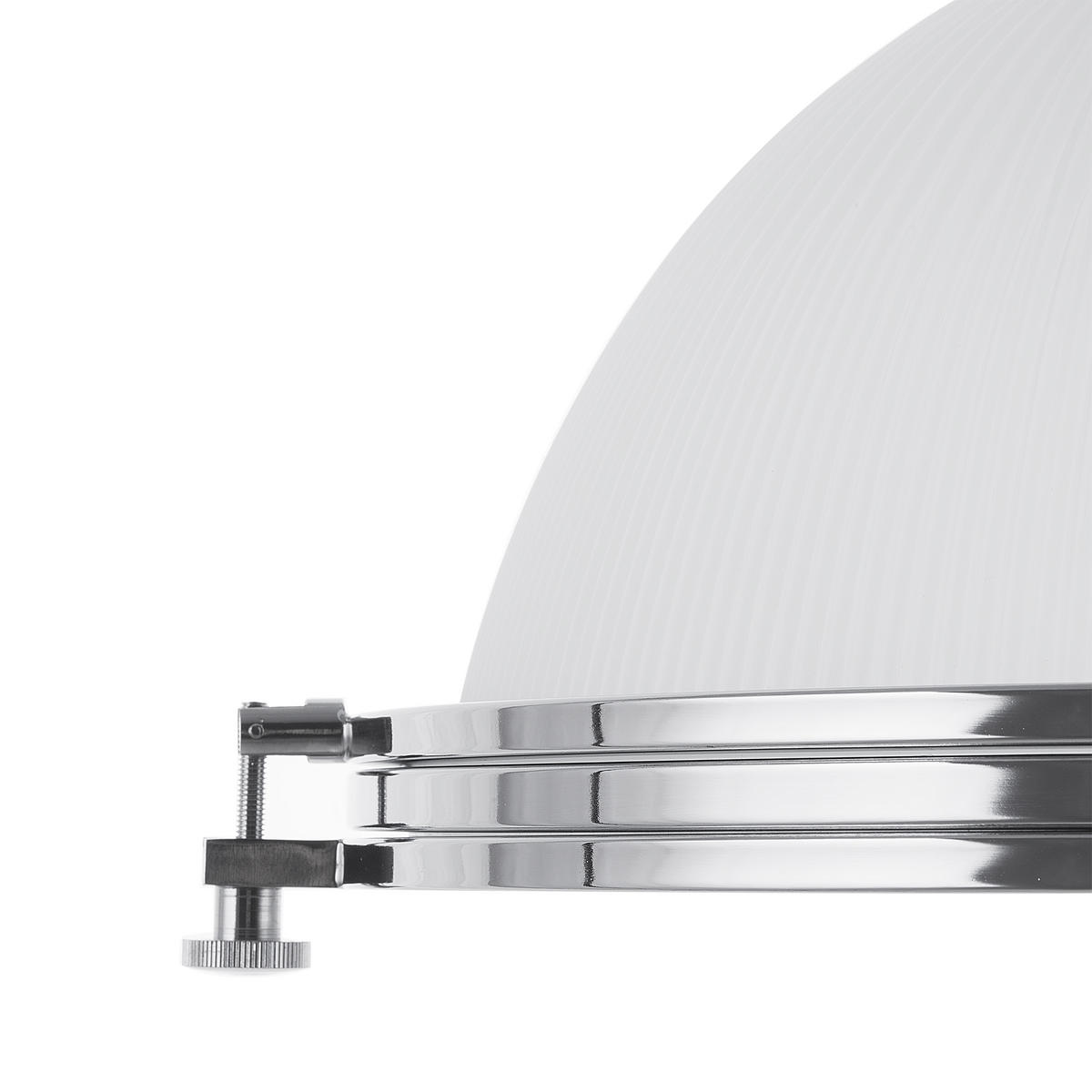 HÄNGELEUCHTE Ebron 38/38/114 cm - Weiß, Glas (38/38/114cm) - Beliani