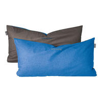 KISSENHÜLLENSET Doubleface Renforcé 2-teilig 40x80 cm Blau-Dunkelgrau - Blau/Dunkelgrau, Textil (40/80cm) - SCHIESSER