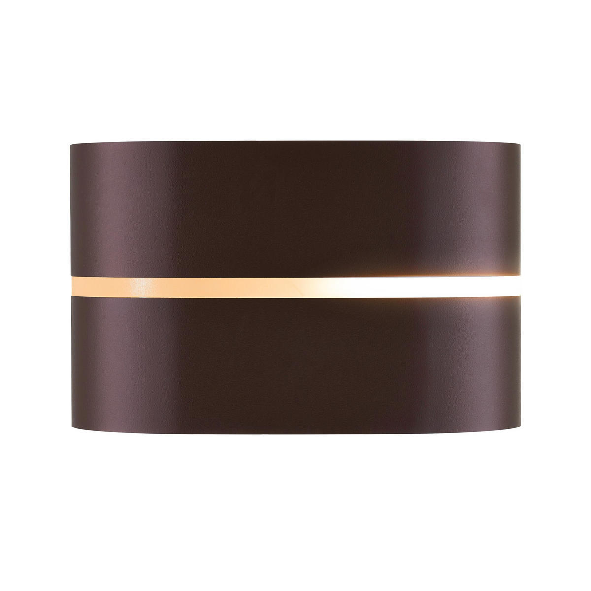 WANDLEUCHTE Sibelis - Braun - 19.5/12 cm - Braun, Kunststoff (19.5/12/12cm) - Nordlux