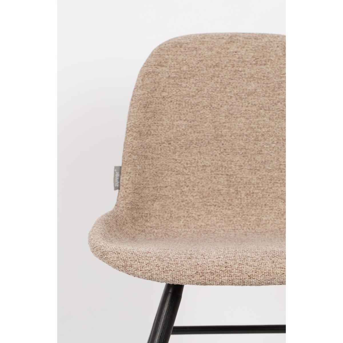 ESSZIMMERSTUHL Albert Kuip Soft Beige - 2 er Set - Beige, Textil (49/81.5/55cm) - Zuiver