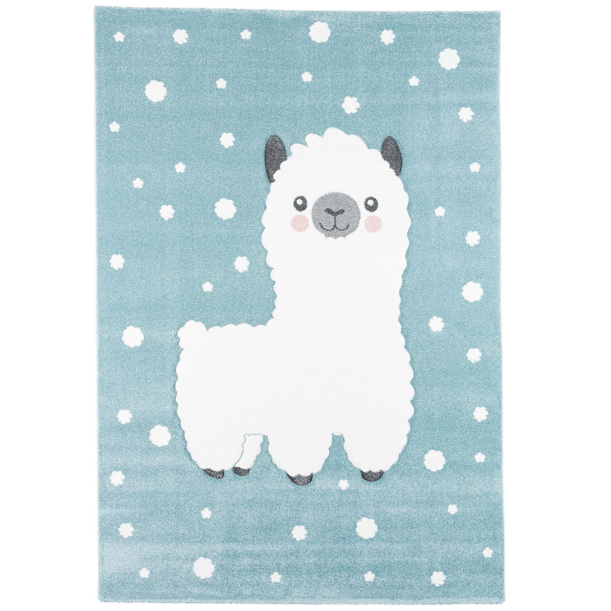 KINDER TEPPICH MAUI KIDS ALPAKA PASTELL - Blau, Textil (120/170cm) - Pergamon