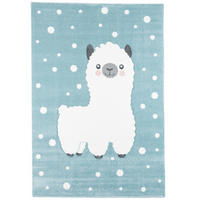 KINDER TEPPICH MAUI KIDS ALPAKA PASTELL - Blau, Textil (120/170cm) - Pergamon