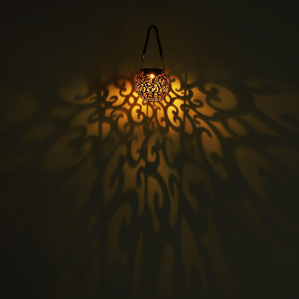 LED AUSSENLEUCHTE Metall Kupfer 2er Set - Kupferfarben, Naturmaterialien (12/12/26cm) - Globo Lighting