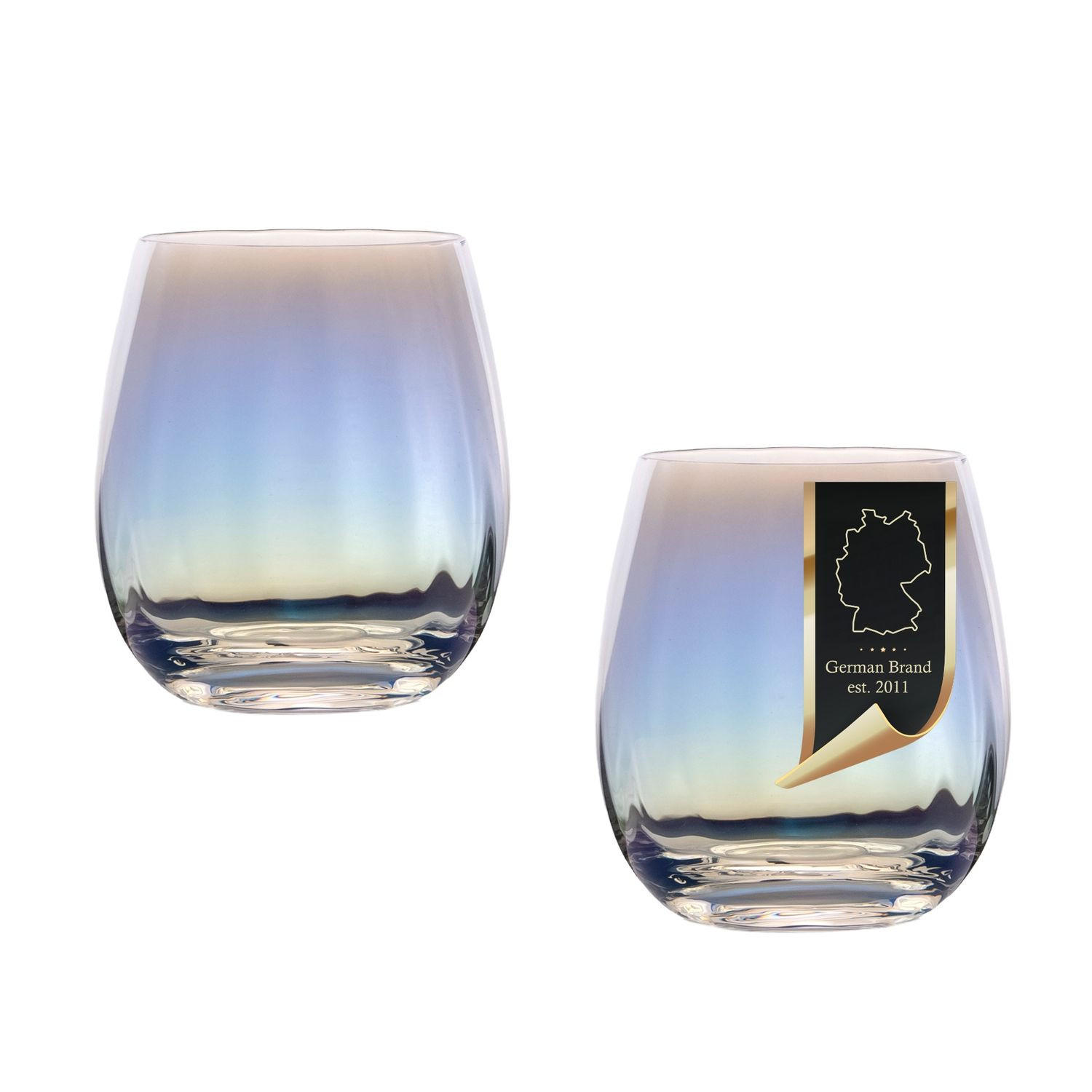 TRINKGLAS SET 380 ml (2-tlg) - Transparent, Glas (0.38L) - Intirilife