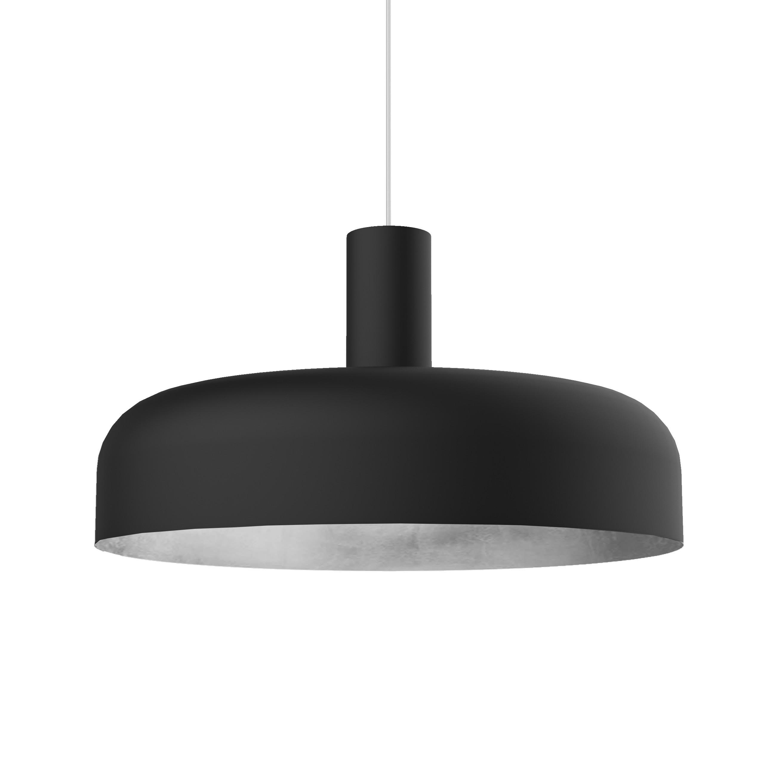HÄNGELEUCHTE Nadir - Schwarz, Metall (40/40/10cm) - Lumicom