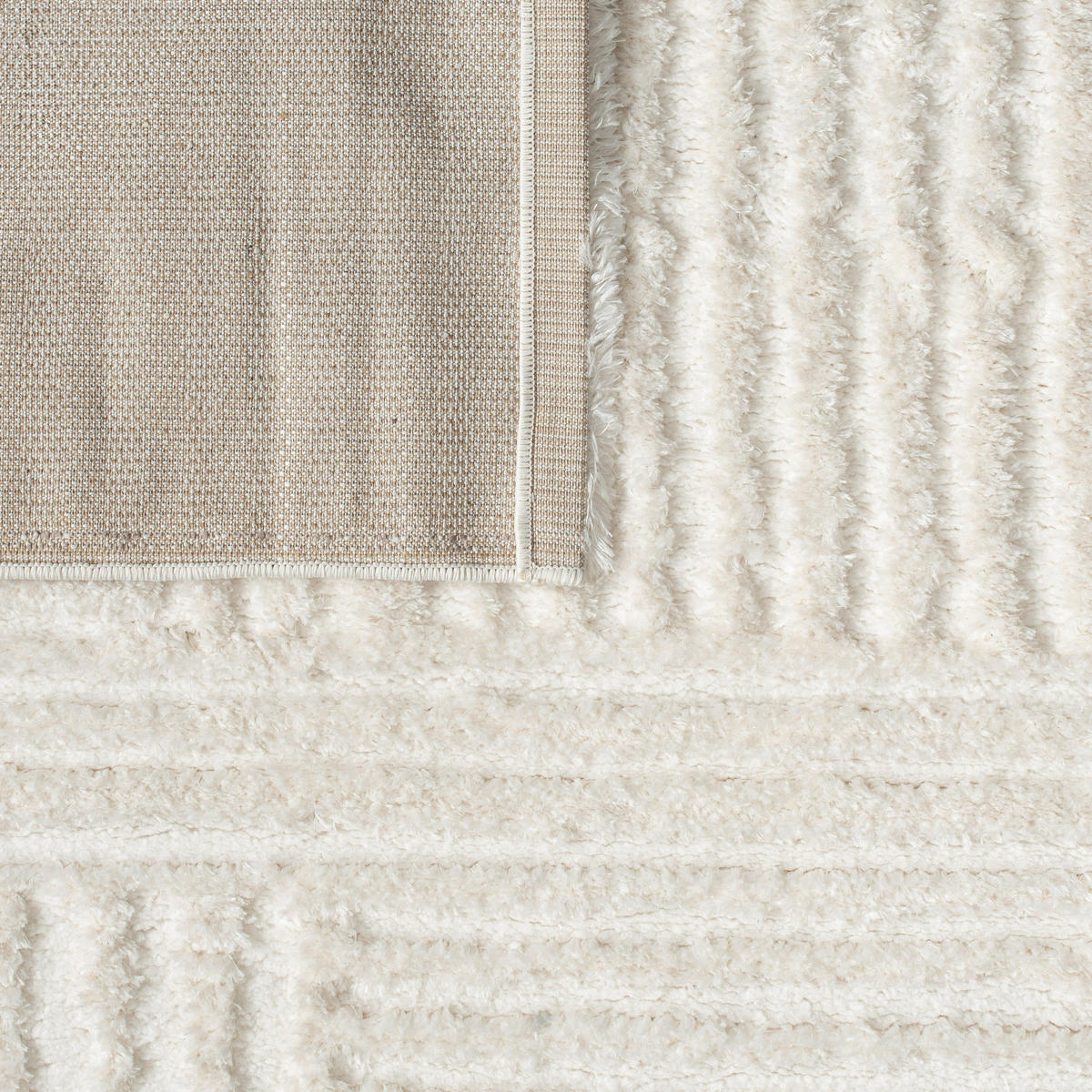 HOCHFLORTEPPICH 240/330 cm Palma 334 - Weiß, Textil (240/330cm) - Paco Home