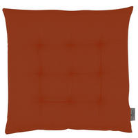 SITZKISSEN MIT 9 PUNKT-STEPPUNG DOVE - Terra cotta, Textil (40/40/5cm) - Tom Tailor