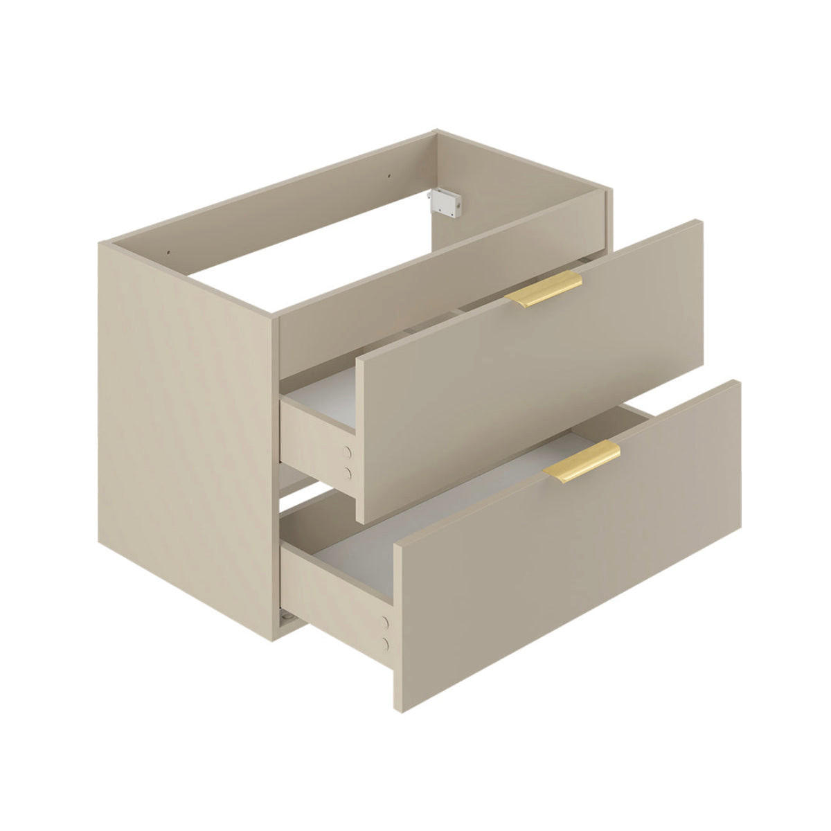 WASCHTISCH 80cm Astrid Kaschmir - Beige, Holzwerkstoff (80/50/45.8cm) - Petits-meubles