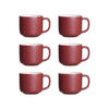 KAFFEETASSEN Jasper Beere 240 ml 6er Set - Beere, Keramik (0.24L) - Ritzenhoff Breker