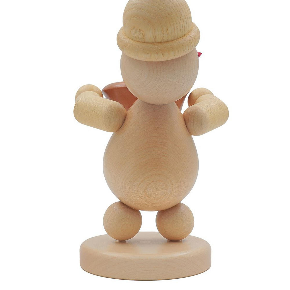 HOLZFIGUR Schneemann Junior Lichthalter links 16 cm - Multicolor, Holz (10/1/0.1cm)