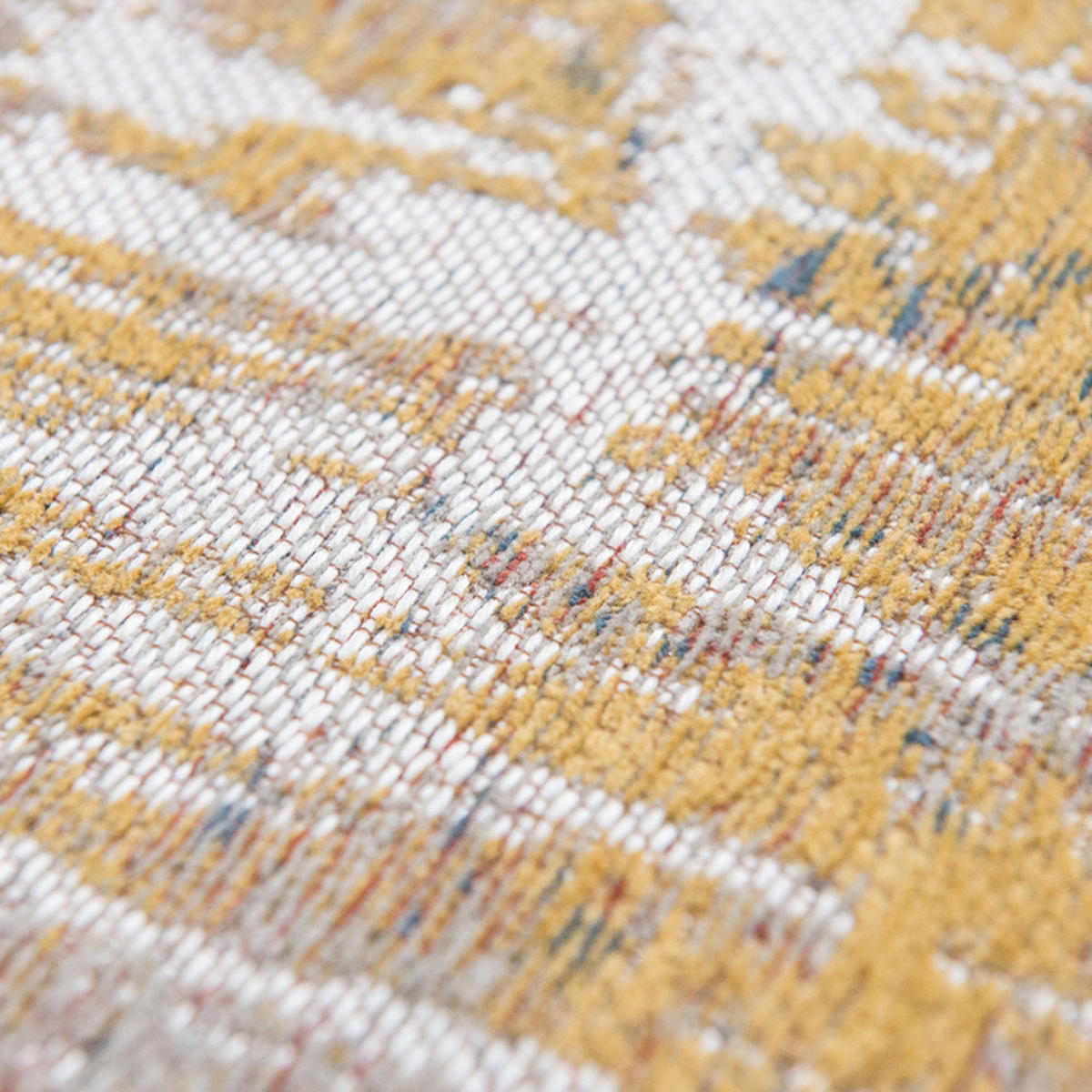 TEPPICH Montauk Multi Atlantic Streaks 140/140 cm - Multicolor, Kunststoff/Textil (140/140cm) - Louis De Poortere