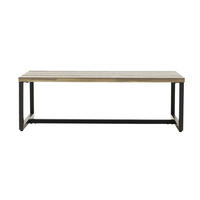 COUCHTISCH FLOW Beige 110x65x36 cm - Beige, Holz (65/110/36cm) - FURNLUX